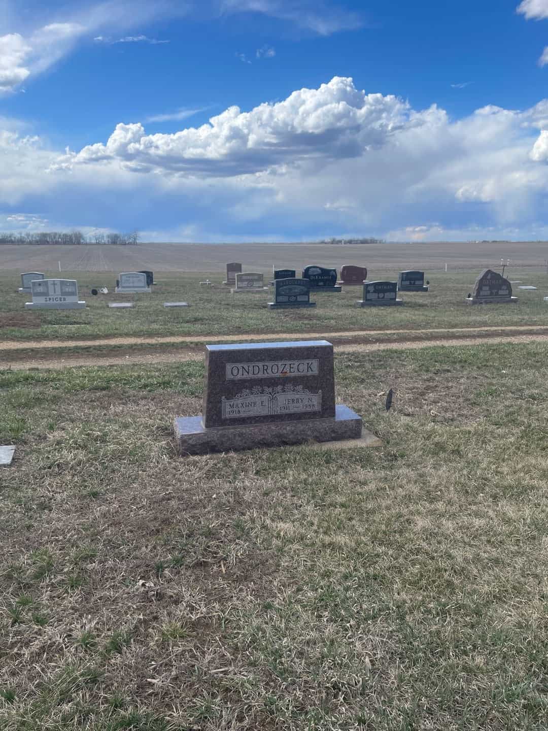 Maxine E. Van Woert Ondrozeck's grave. Photo 2