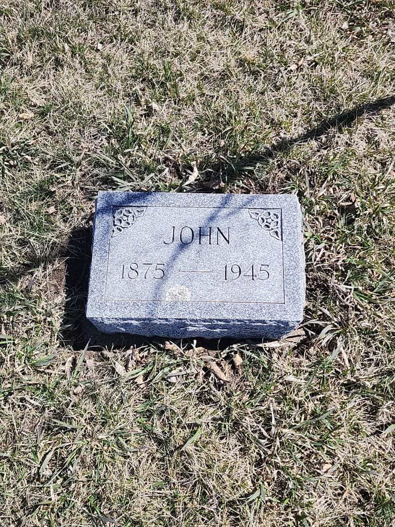 John Elwood Addy's grave. Photo 1