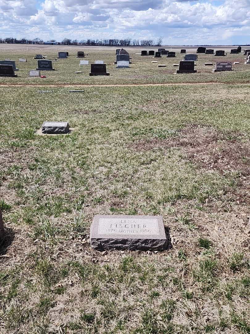 Lena Sessler Fischer's grave. Photo 2