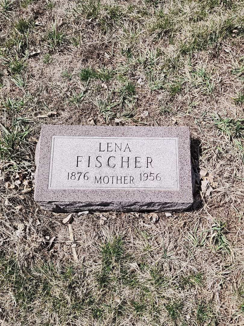 Lena Sessler Fischer's grave. Photo 1