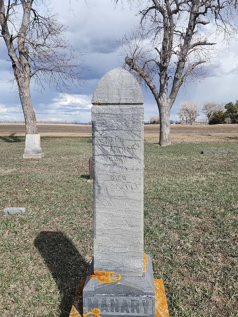 Isaac Manary's grave. Photo 1