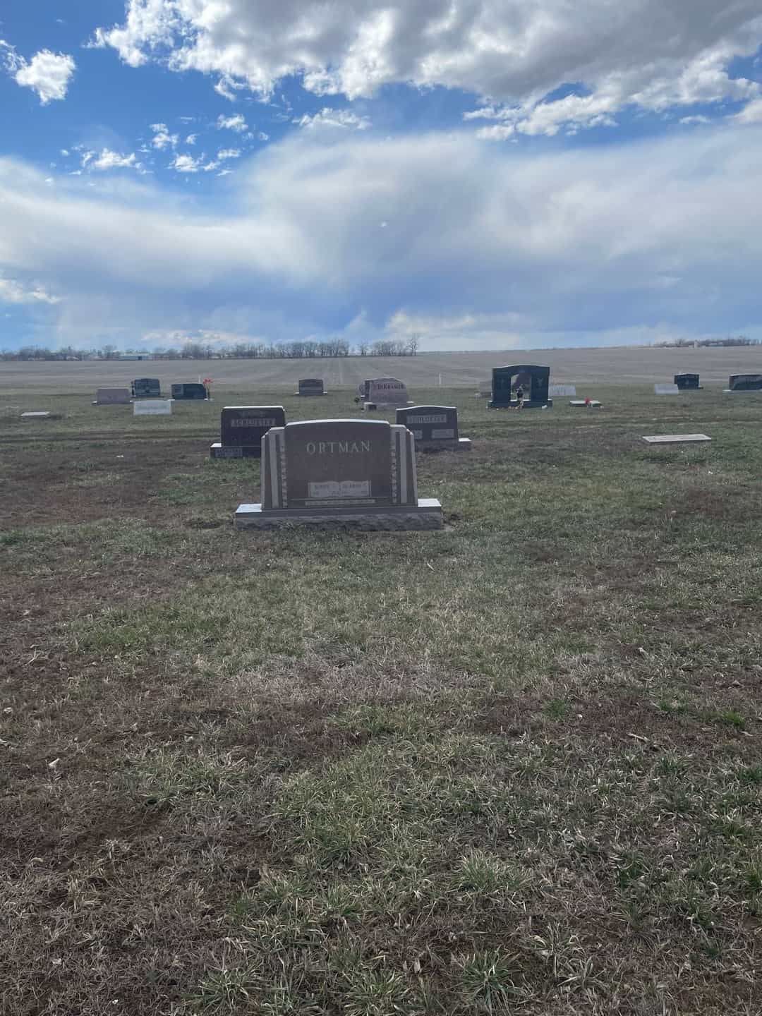 Doctor Amon S. Ortman's grave. Photo 2