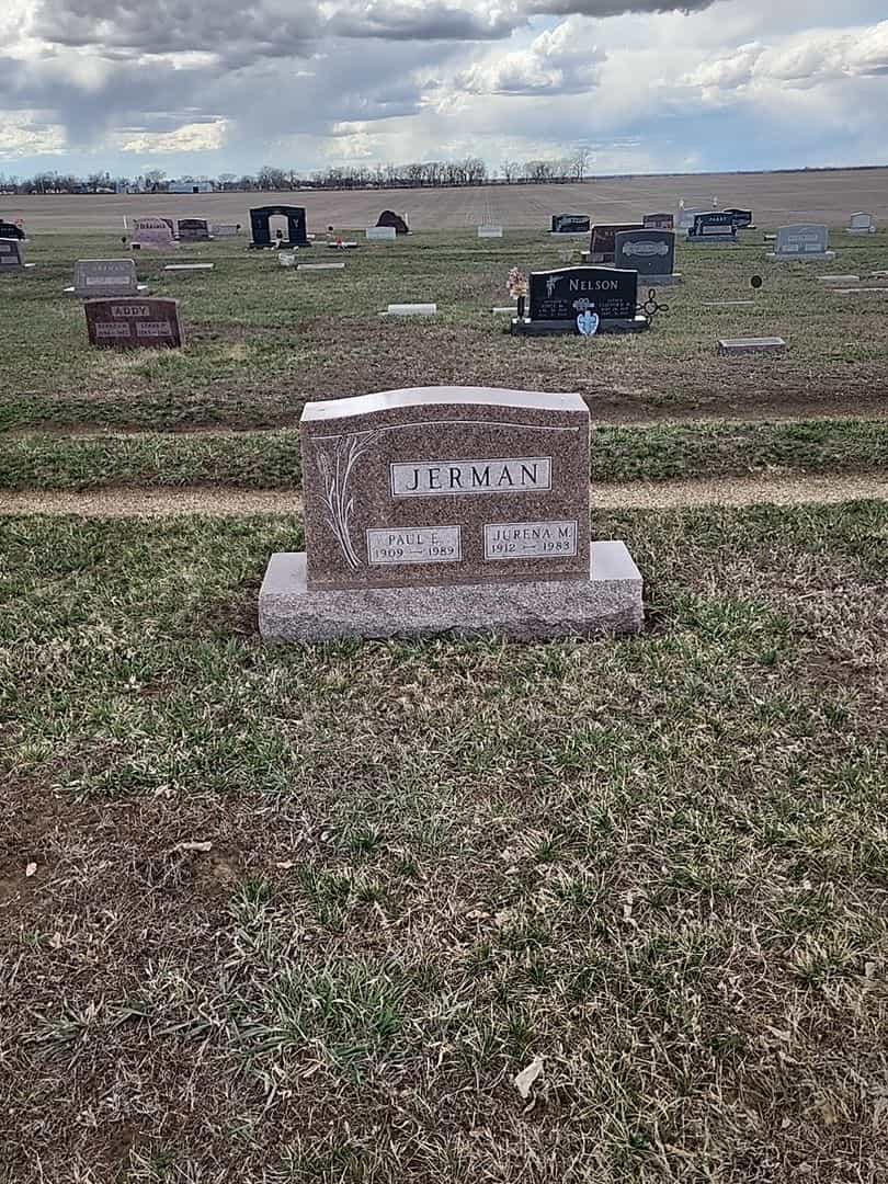 Paul E. Jerman's grave. Photo 2