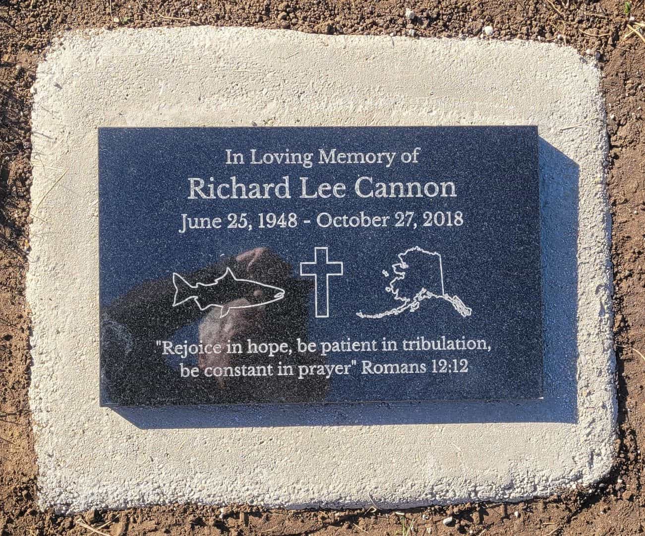 Richard Lee "Rich" Cannon's grave