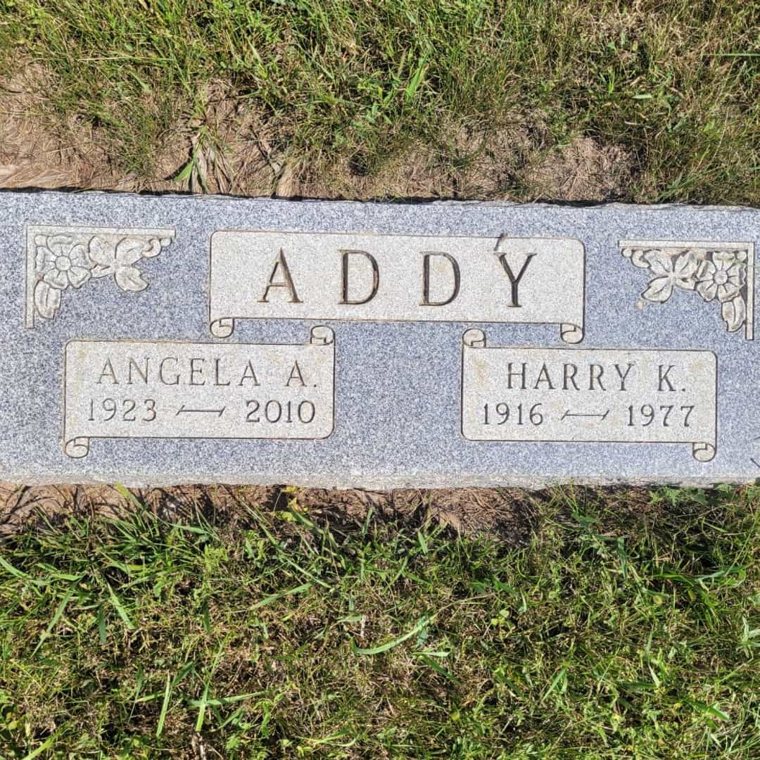 Harry K. Addy's grave. Photo 1