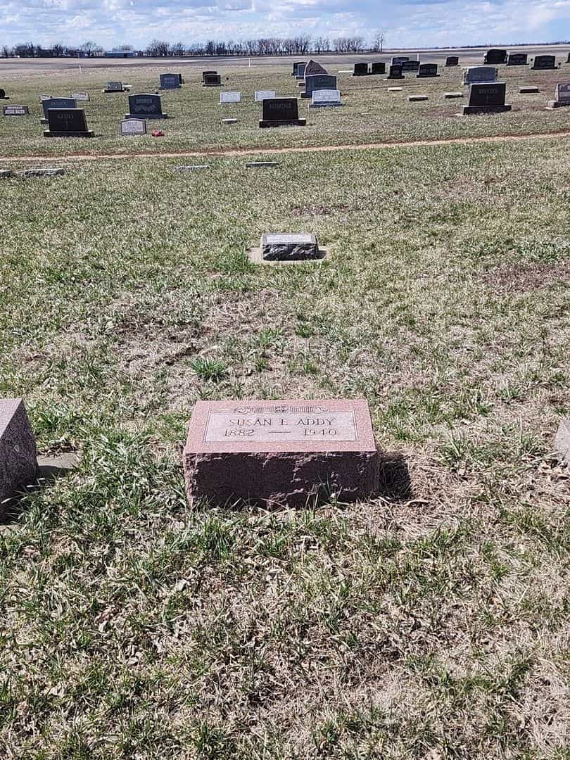 Susan Emily McConnell Addy's grave. Photo 2