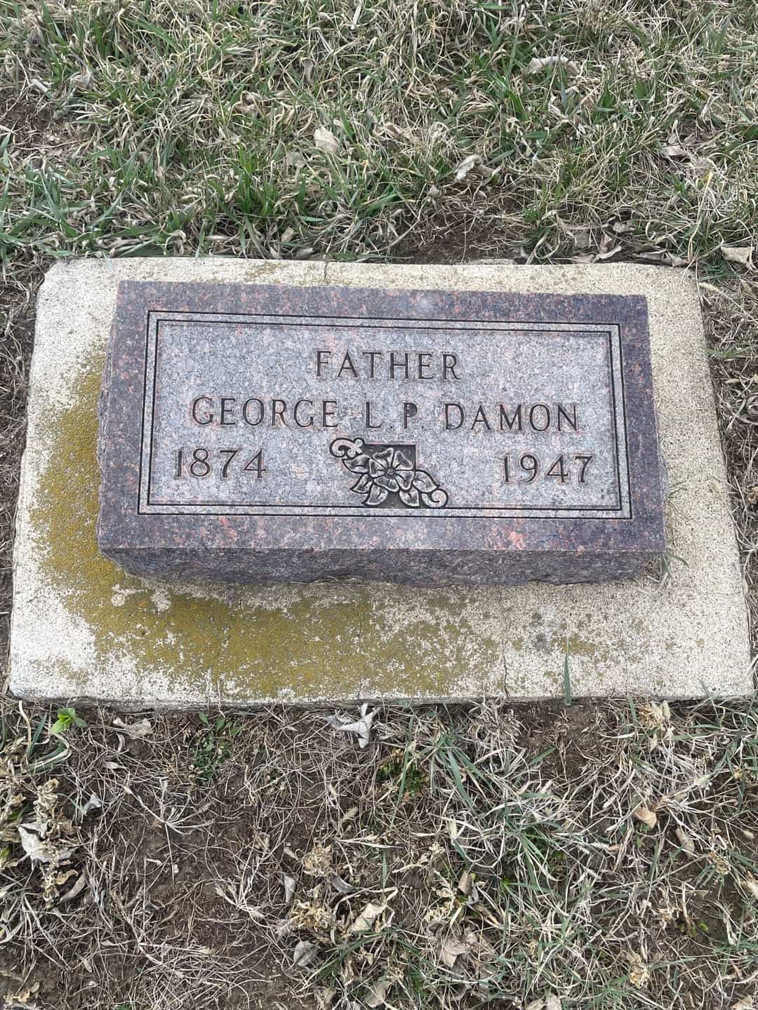 George L. P. Damon's grave. Photo 3