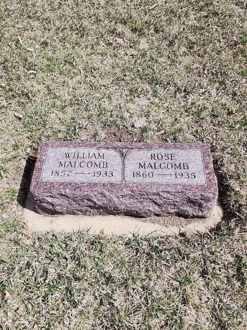 William Malcomb's grave. Photo 1