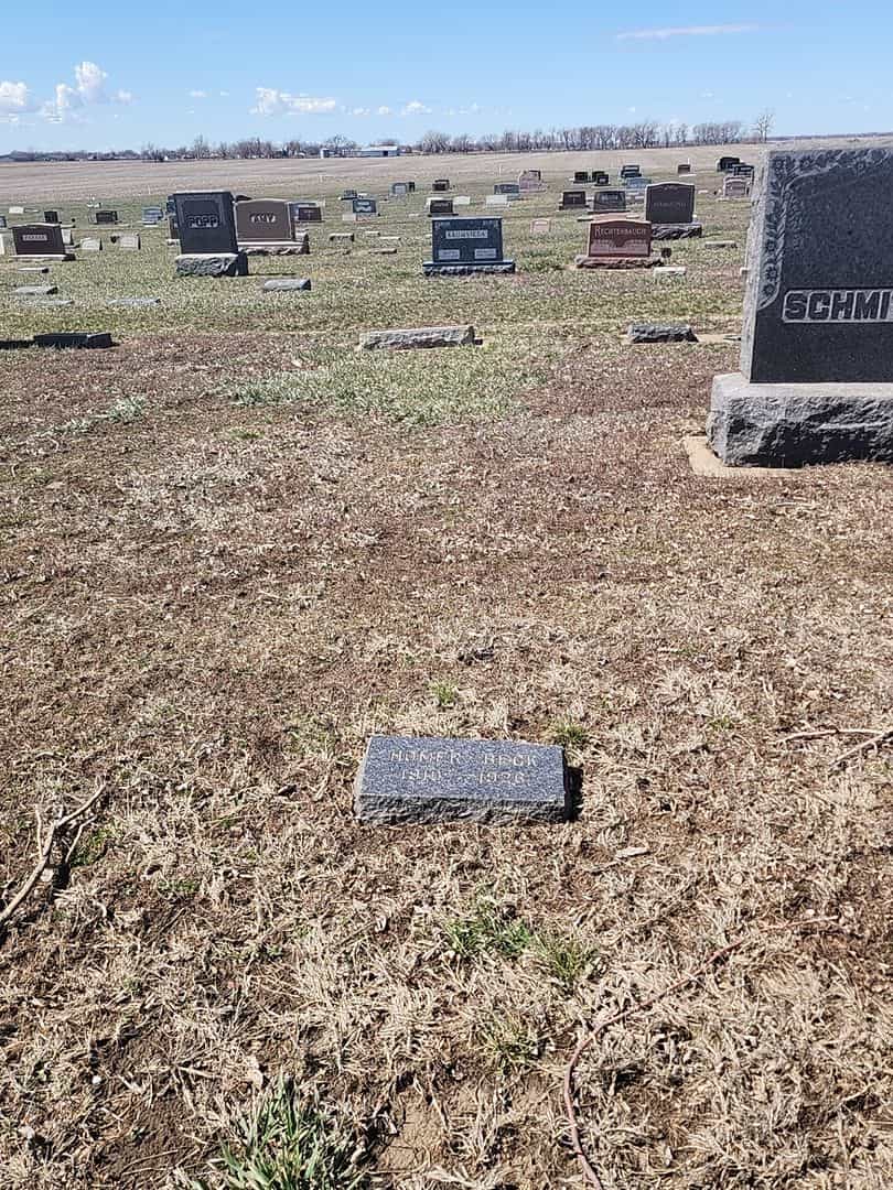 Royal Homer Beck's grave. Photo 2