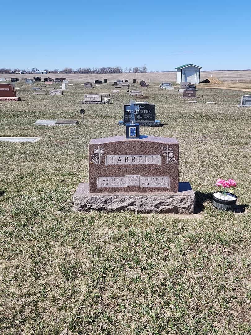 Walter E. Tarrell's grave. Photo 2