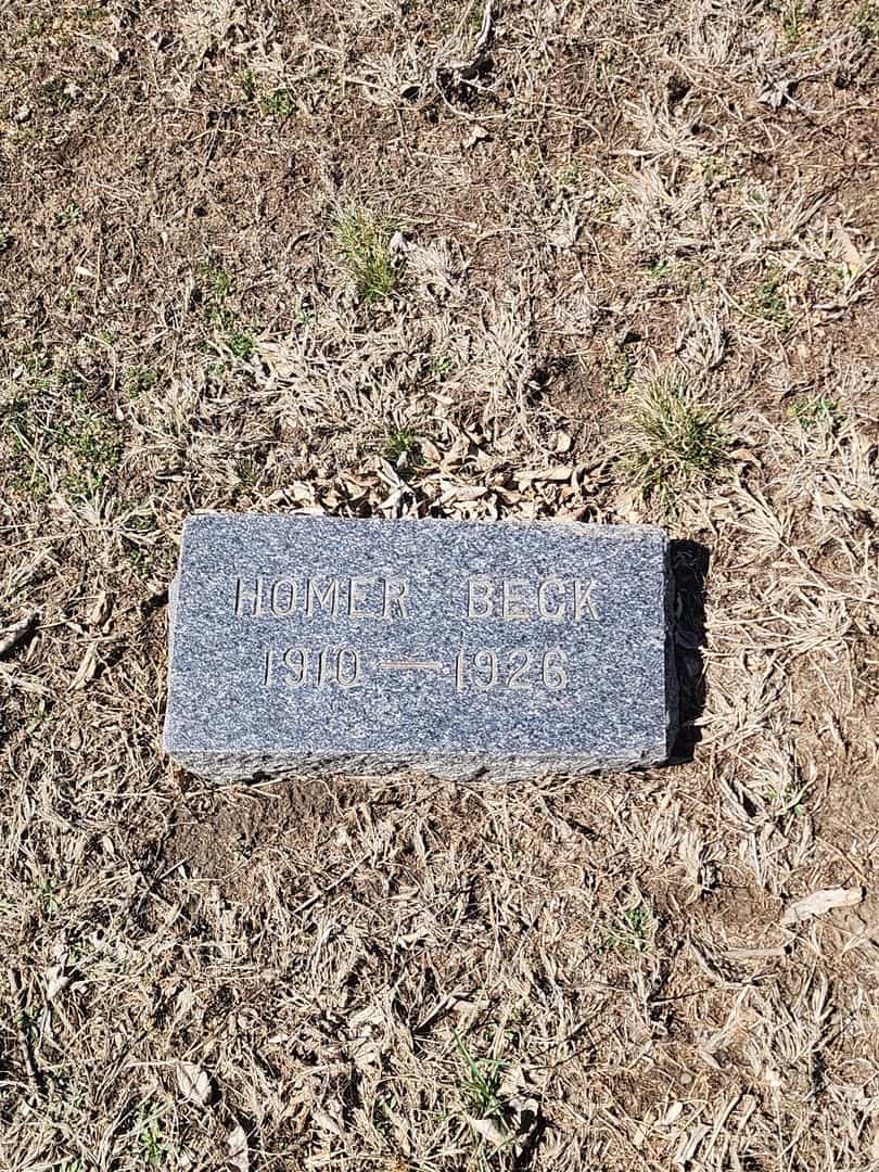 Royal Homer Beck's grave. Photo 3