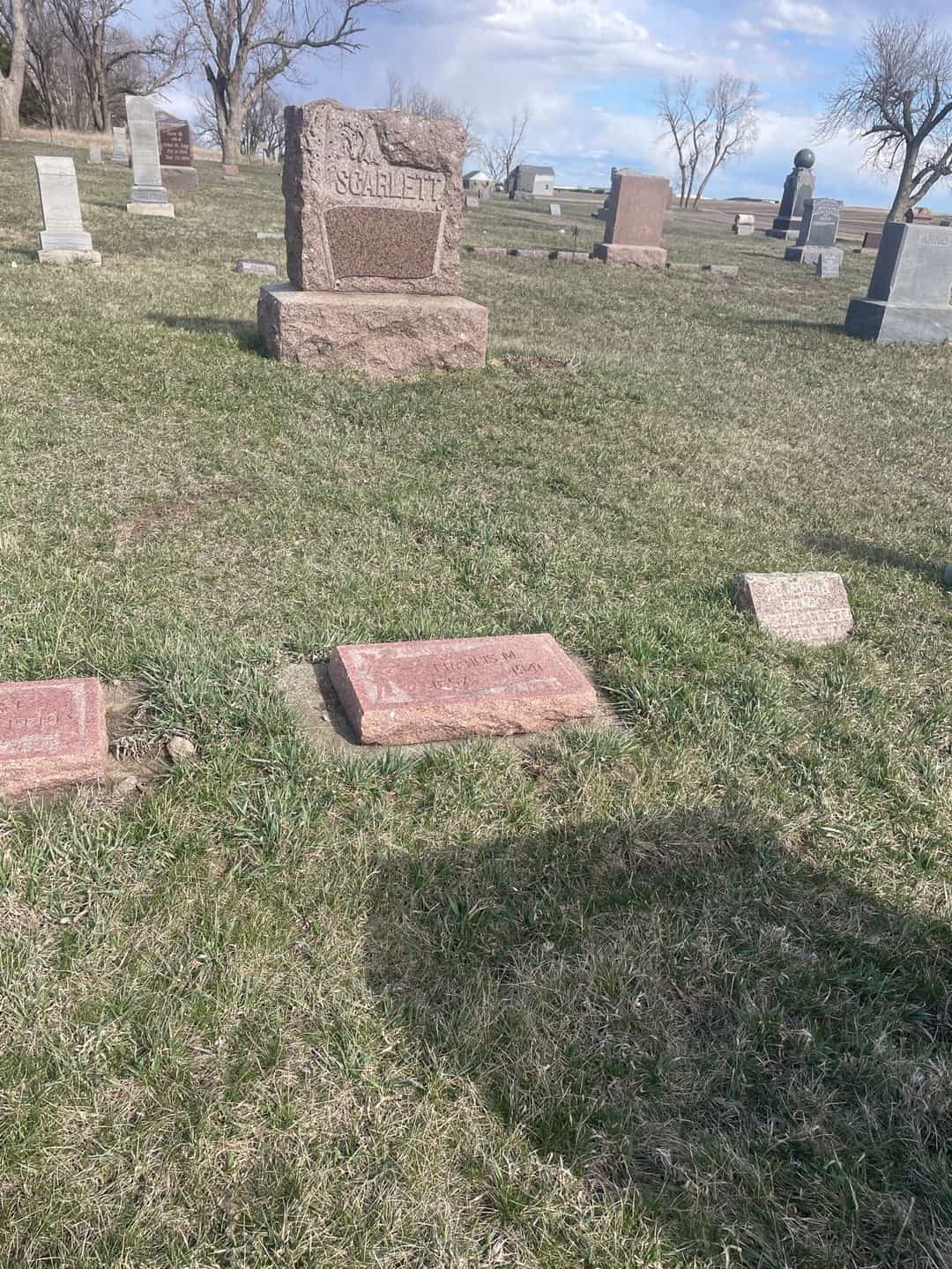 Francis M. Scarlett's grave. Photo 2