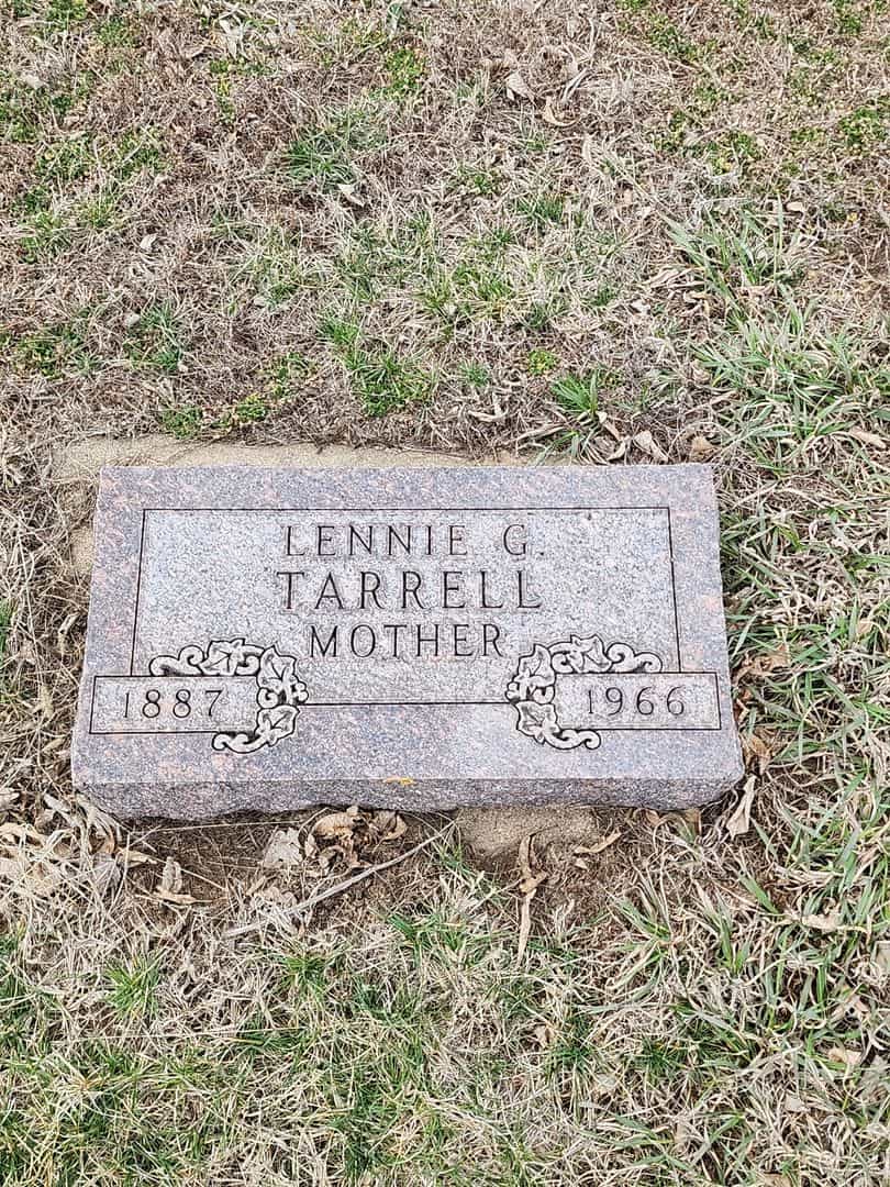 Lennie Grace Meeker Tarrell's grave. Photo 1