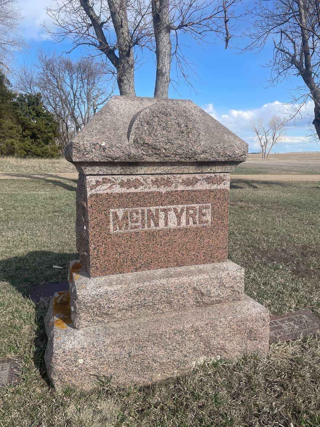 Freda L. C. Larick McIntyre's grave. Photo 1