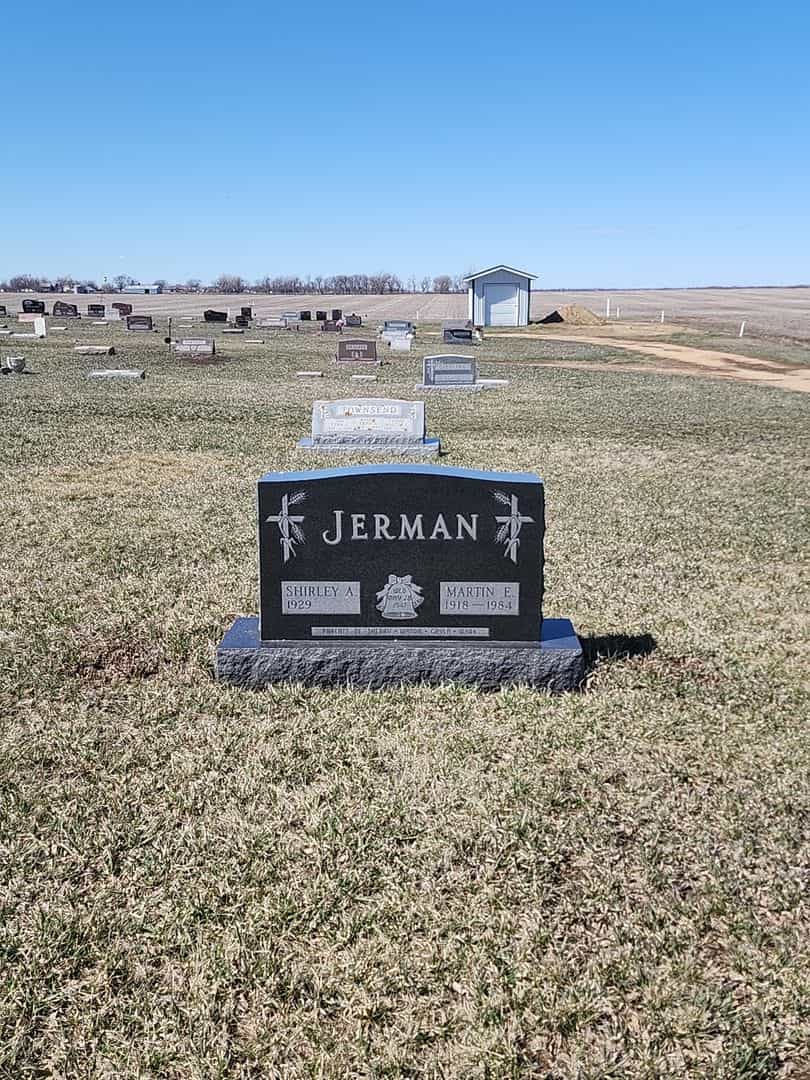 Martin E. Jerman's grave. Photo 2