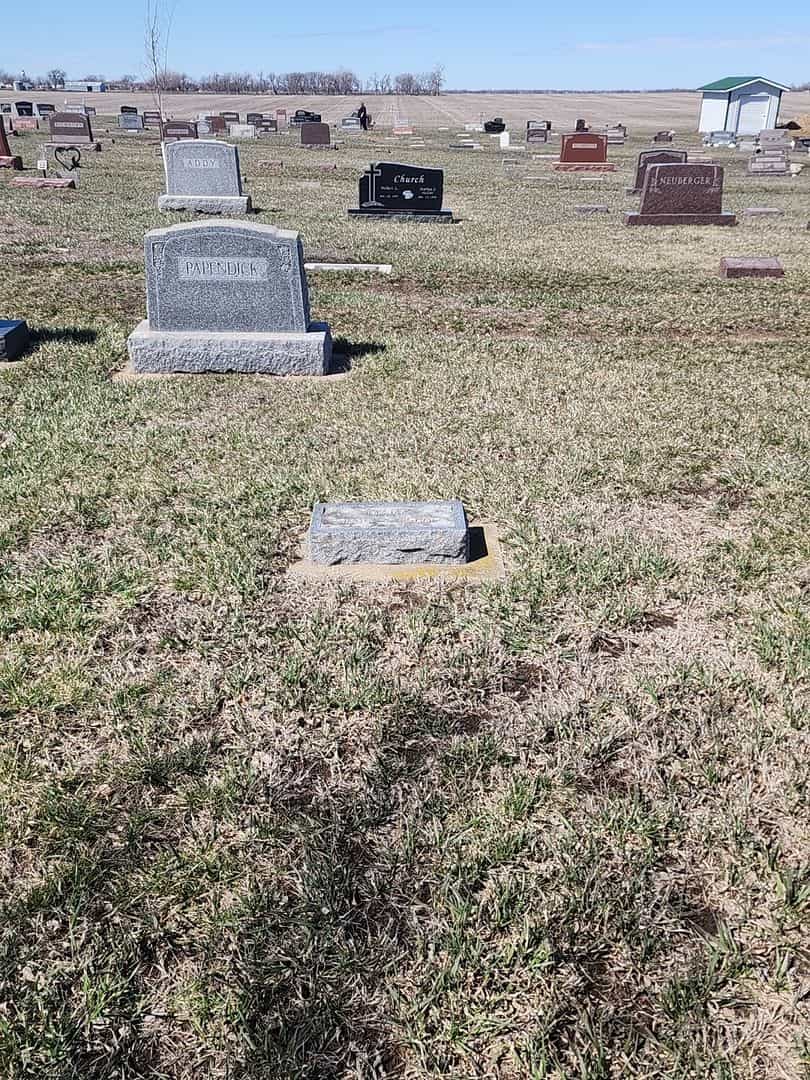 Mary Papendick's grave. Photo 2