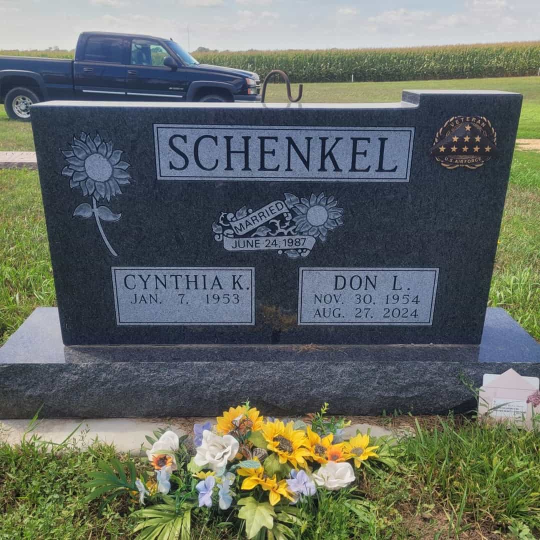 Don Schenkel Junior's grave