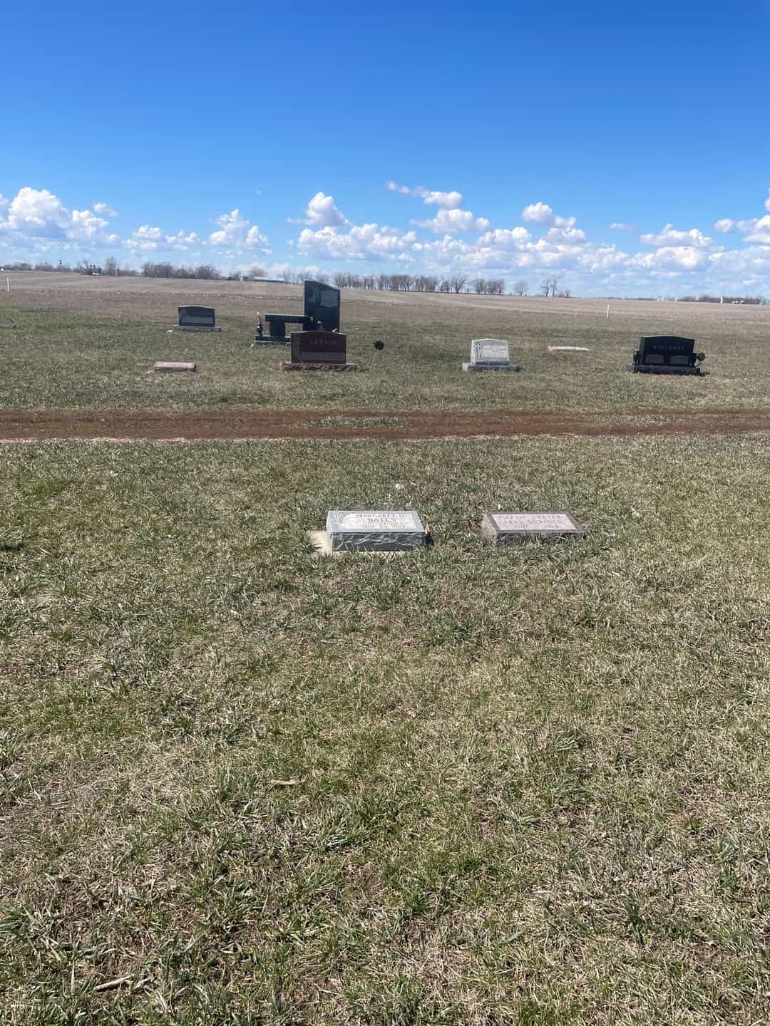Margaret D. Bates's grave. Photo 2