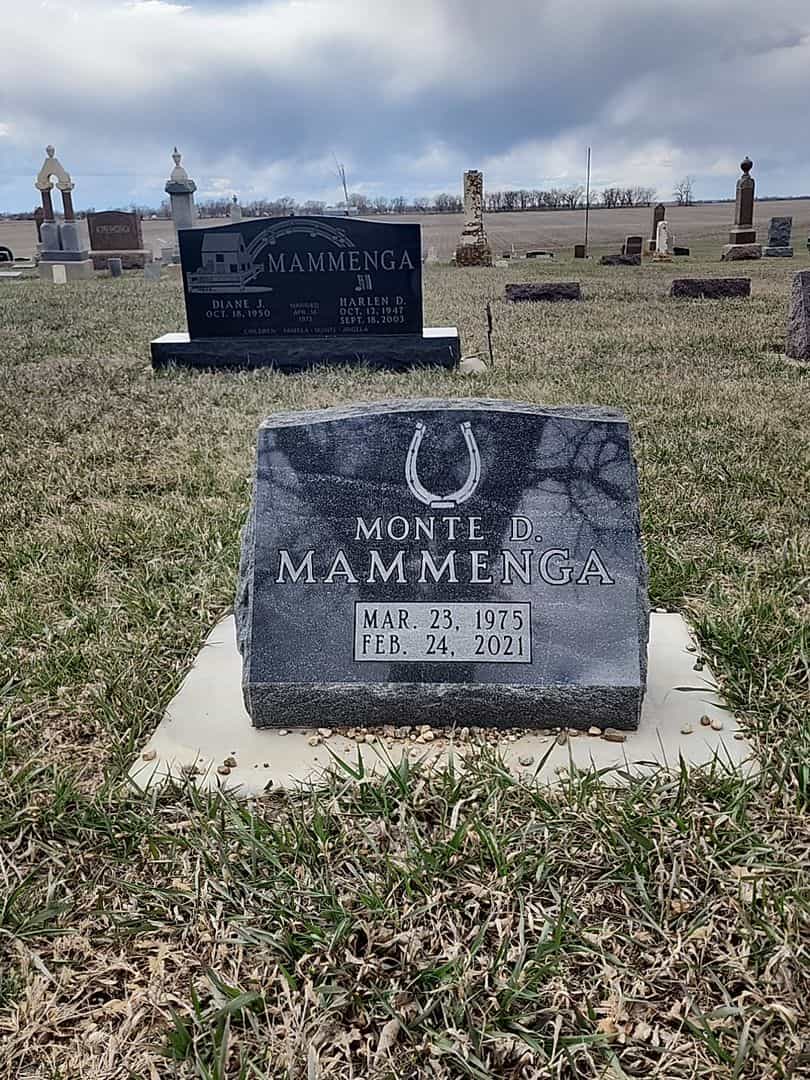 Monte D. Mammenga's grave. Photo 5