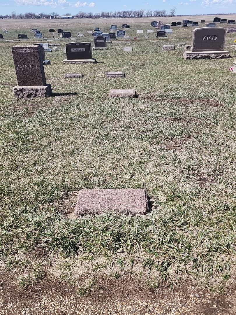 Thedall Painter's grave. Photo 2