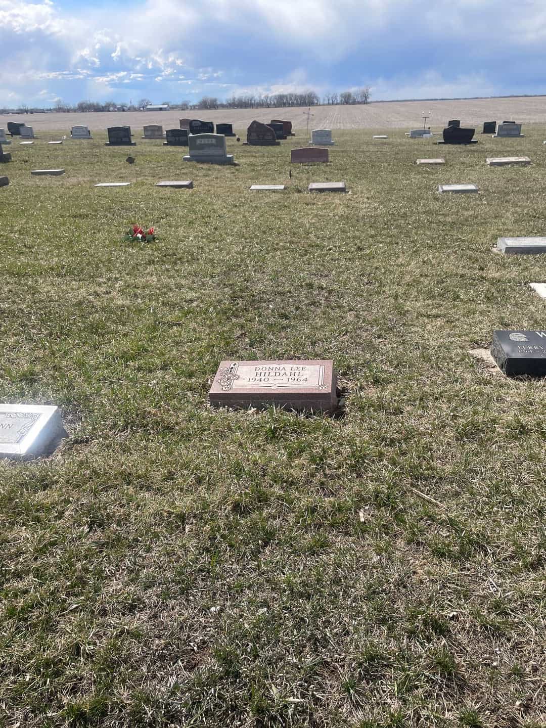 Hilden Zieman's grave. Photo 2