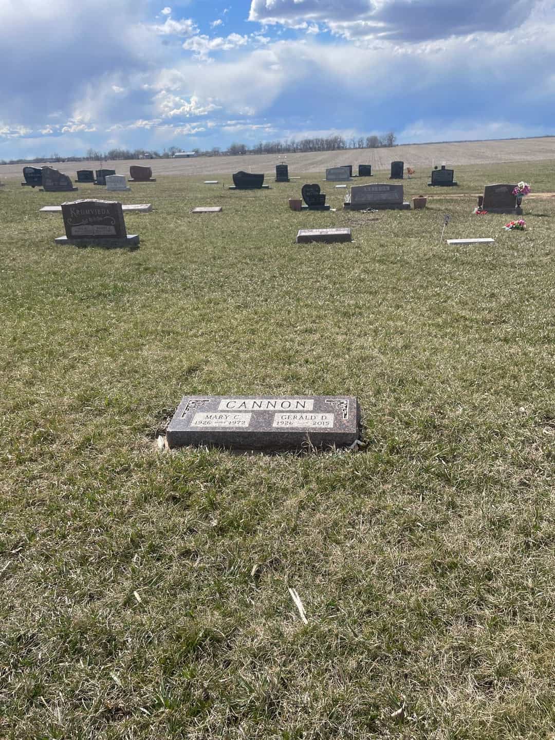 Gerald D. "Jerry" Cannon's grave. Photo 2