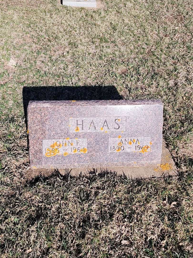 John Fred "Shag" Haas's grave. Photo 1