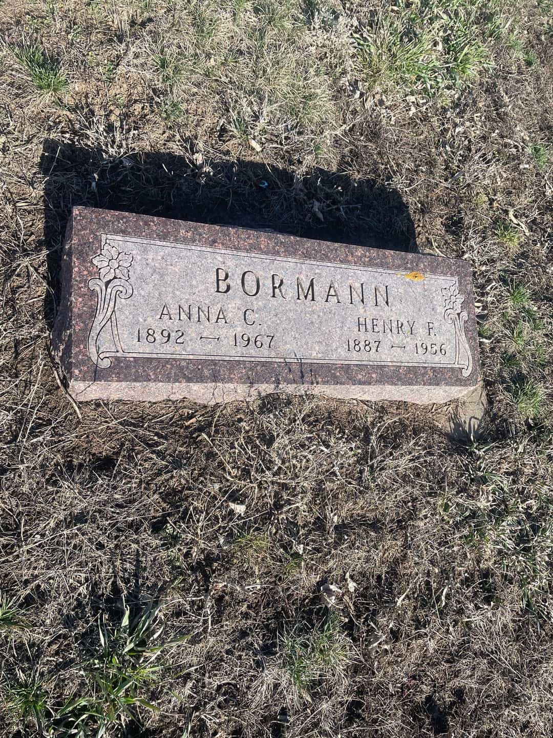 Anna Caroline Lilli Nelson Bormann's grave. Photo 1