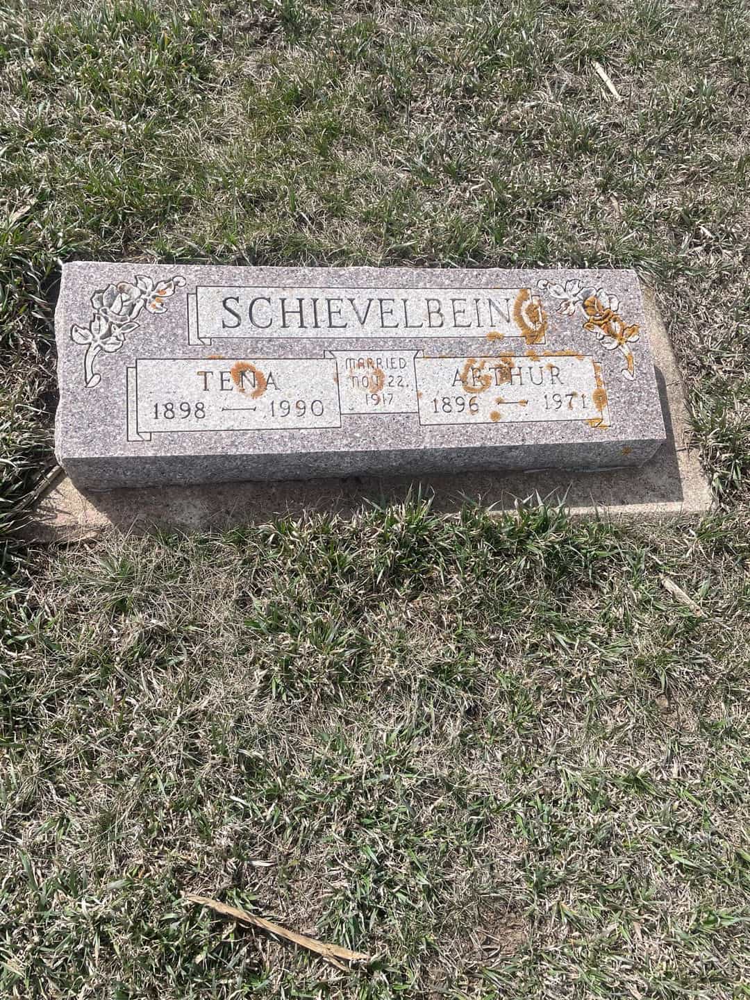 Arthur Schievelbein's grave. Photo 1