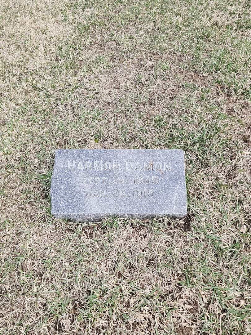 Harmon Damon's grave. Photo 3