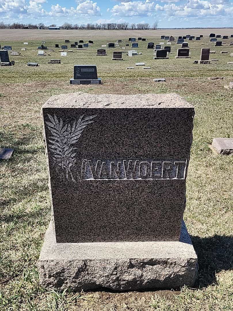 Coral E. VanWoert's grave. Photo 1