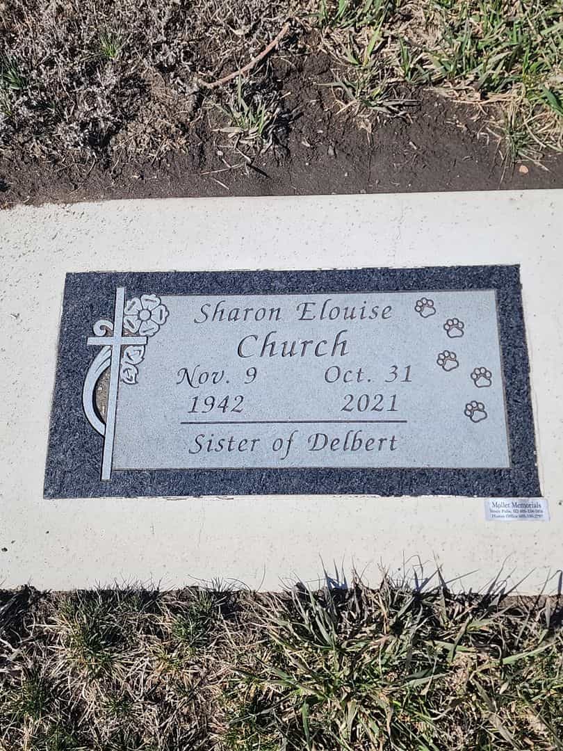 Sharon Elouise Church's grave. Photo 1