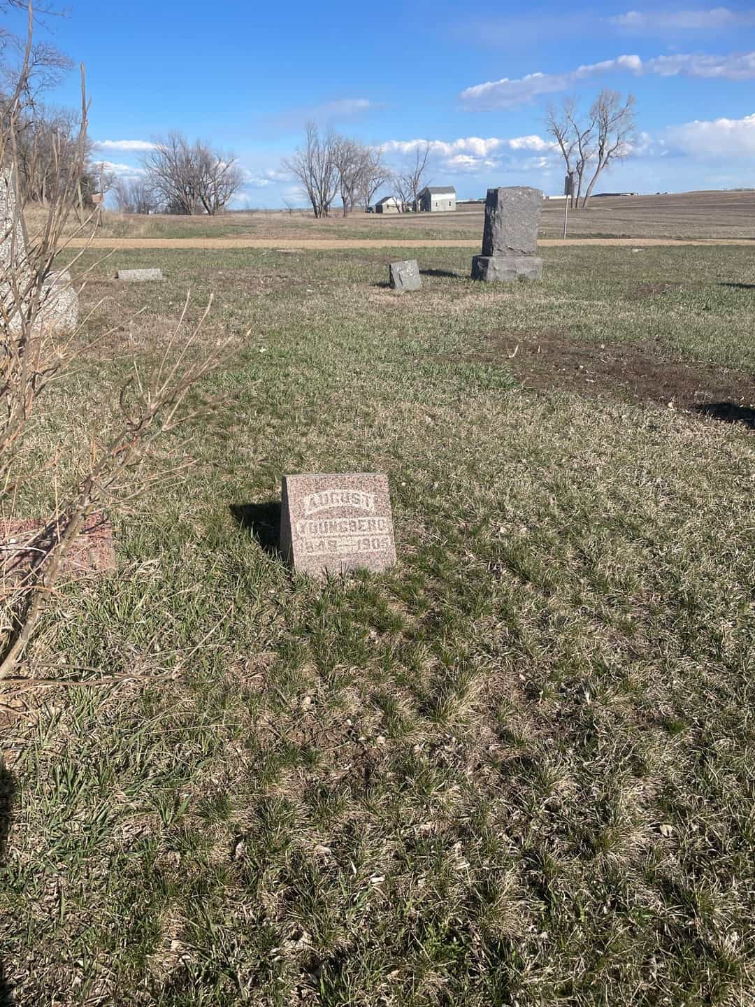 August Youngberg's grave. Photo 2