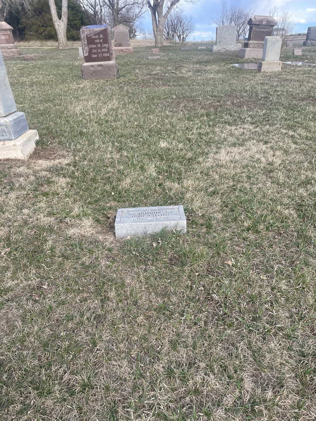 Abraham Lincoln VanEaton's grave. Photo 1