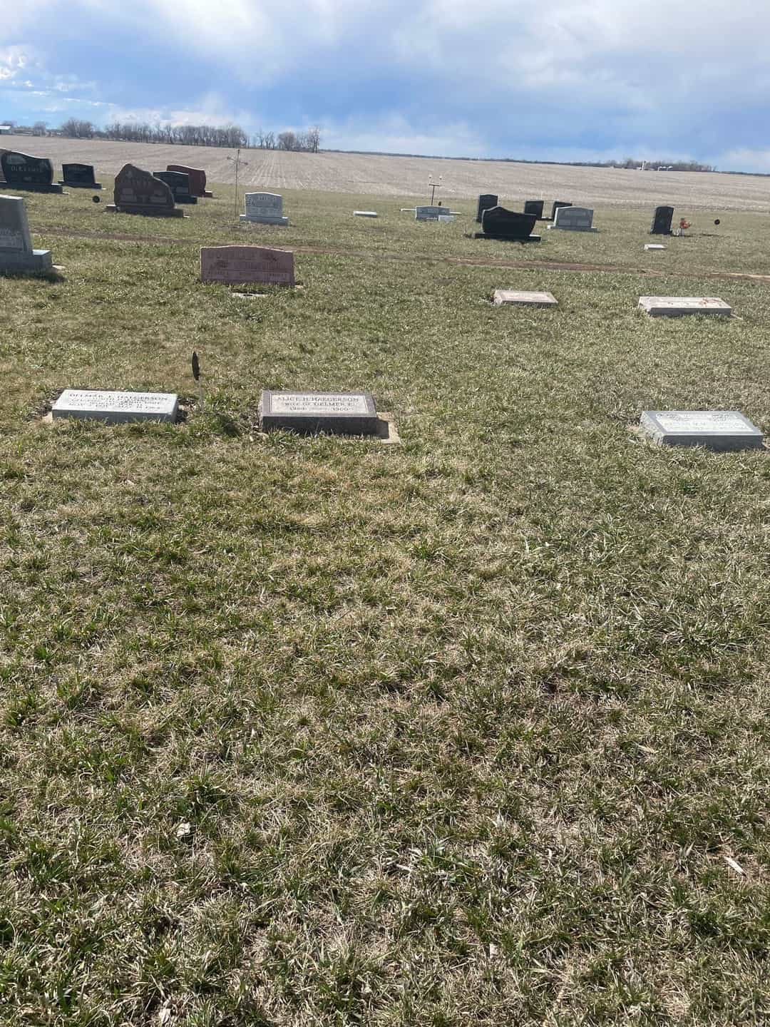 Alice H. Christenson Halgerson's grave. Photo 2