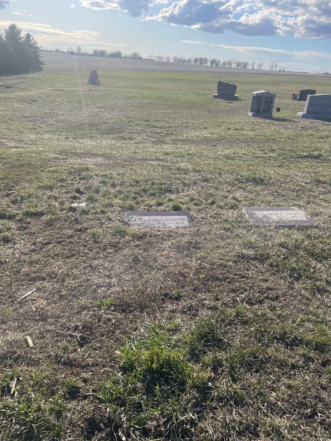 Addie Belle Tarrell Parsons's grave. Photo 2