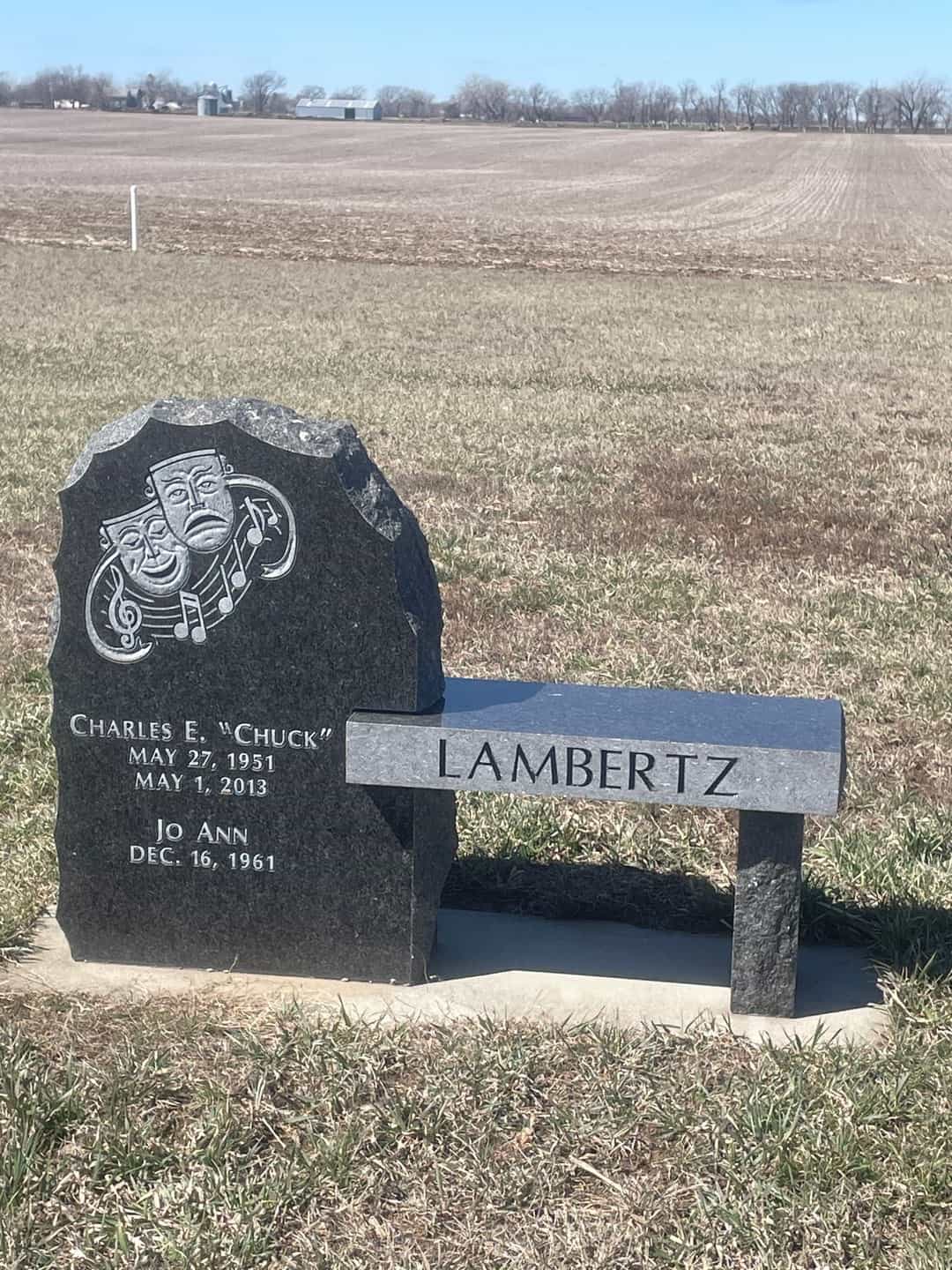 Charles E. "Chuck" Lambertz's grave. Photo 1