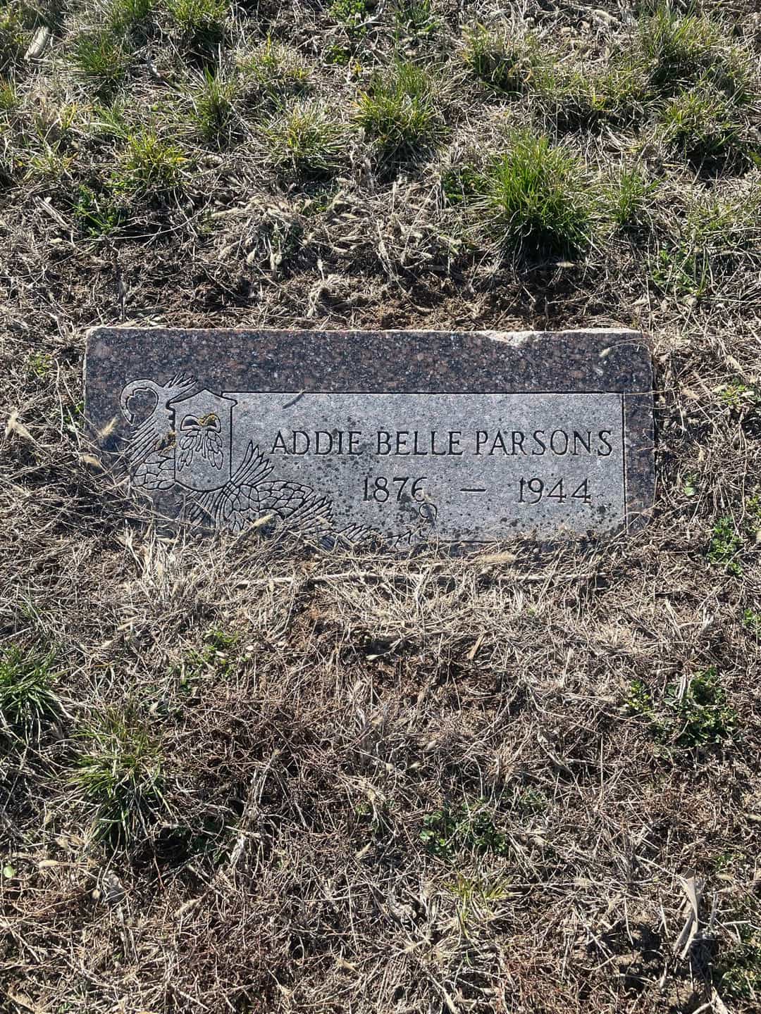 Addie Belle Tarrell Parsons's grave. Photo 1