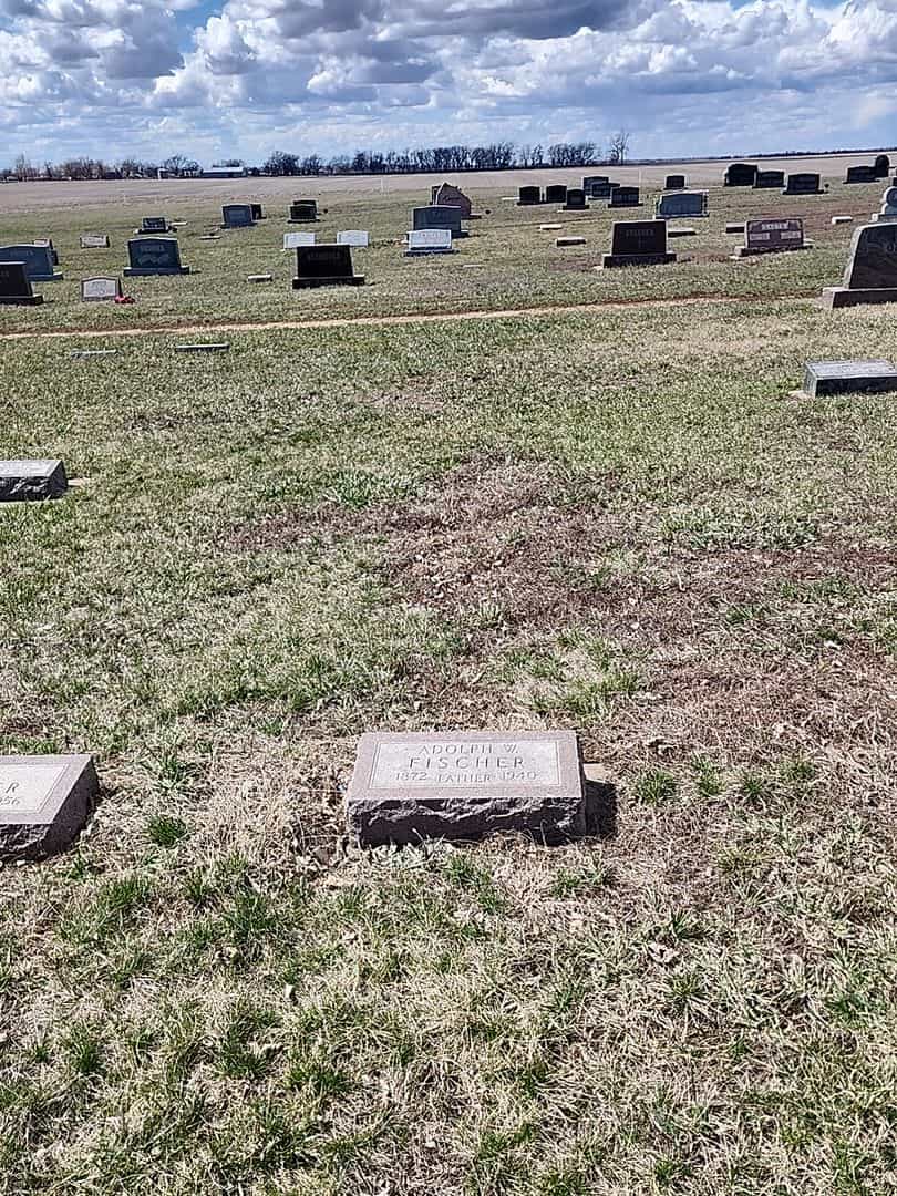 Adolph W. Fischer's grave. Photo 2